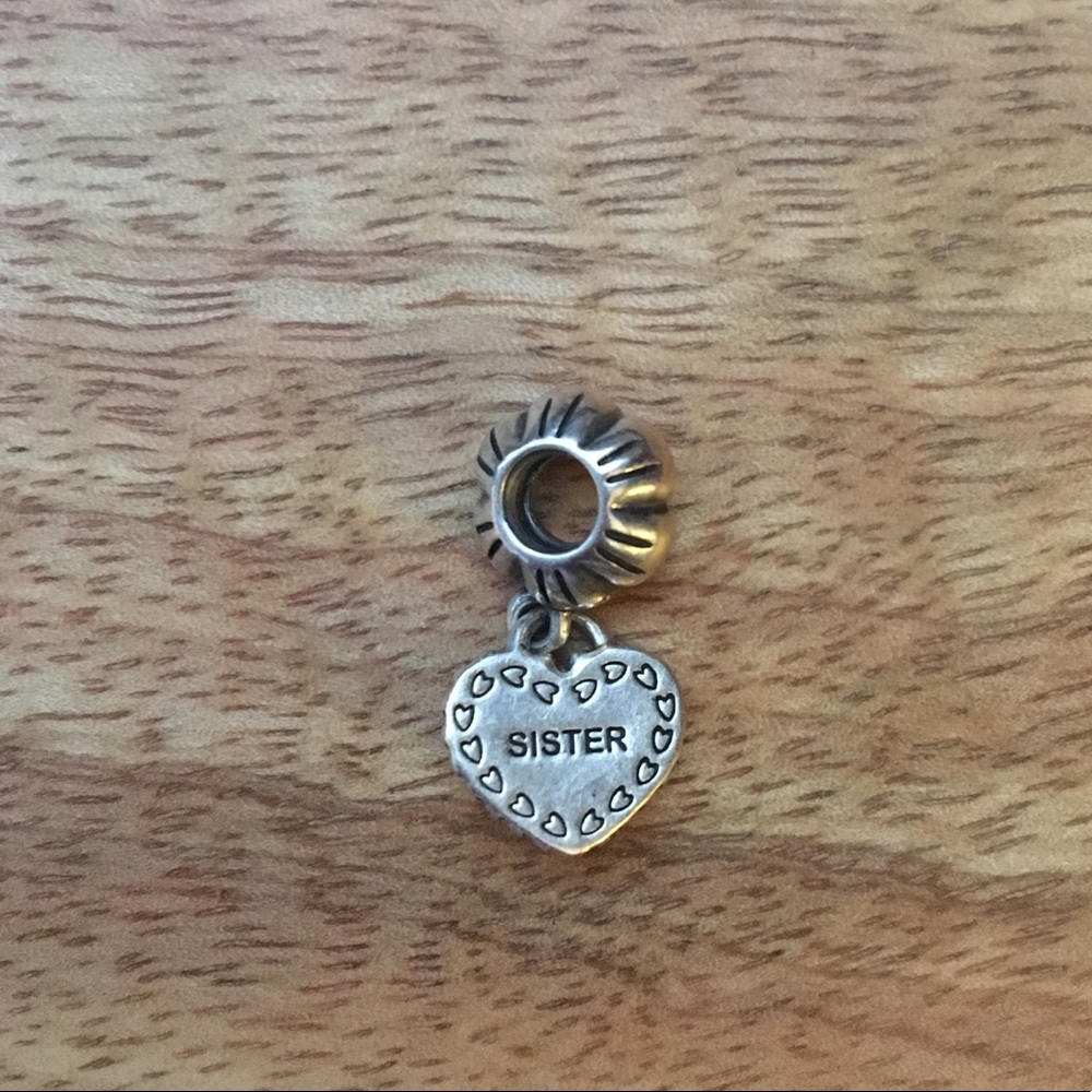 sister pandora charm